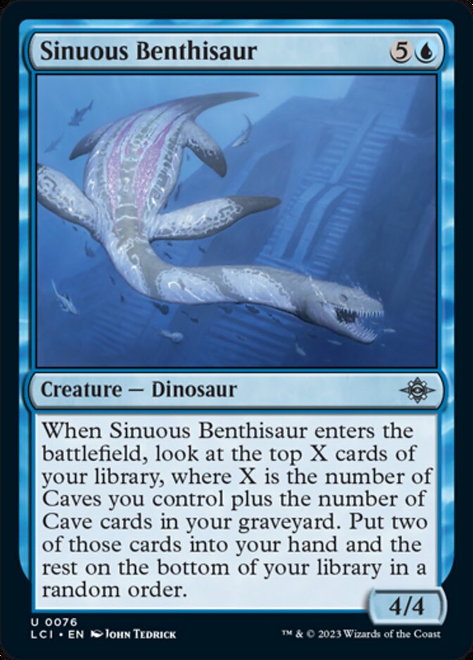 Sinuous Benthisaur - Foil