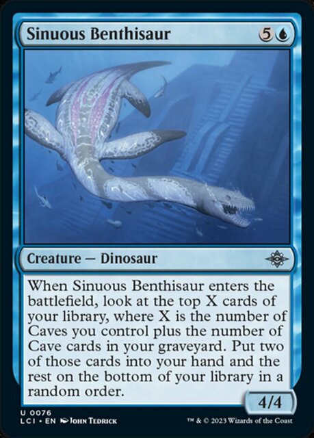 Sinuous Benthisaur - Foil