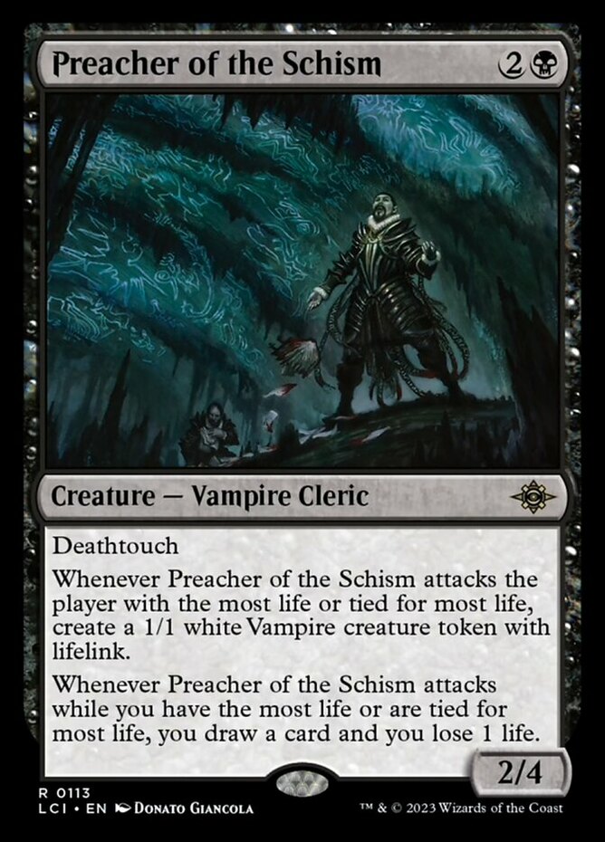 MTG  (英)  Preacher 1x Preacher of the Schism NM-Mint, English The Lost Caverns