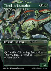 Thrashing Brontodon - Foil - Borderless