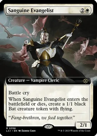 Sanguine Evangelist - Foil - Extended Art