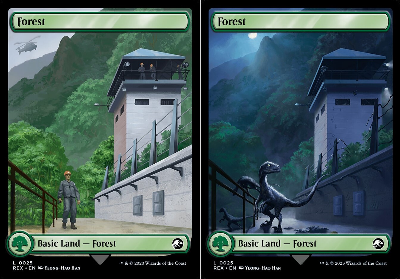 Forest (0025) - Foil Double-sided Land