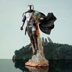 Star Wars: The Mandalorian - The Mandalorian & Child Milestones Statue