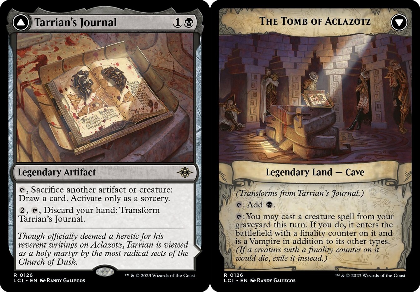 Tarrians Journal // The Tomb of Aclazotz - Foil