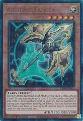 Artifact Lancea - RA01-EN006 - Prismatic Ultimate Rare - 1st Edition