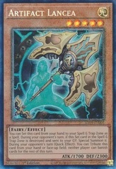 Artifact Lancea - RA01-EN006 - Prismatic Collector's Rare - 1st Edition