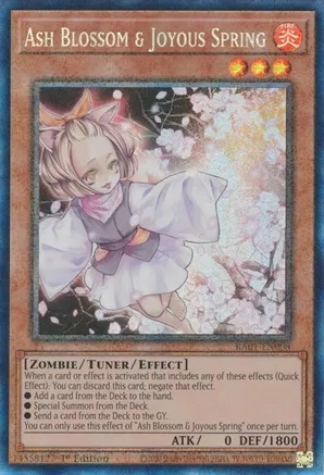 Ash Blossom & Joyous Spring - RA01-EN008 - Prismatic Collectors Rare - 1st Edition