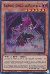 Blackwing - Simoon the Poison Wind - RA01-EN012 - Super Rare - 1st Edition