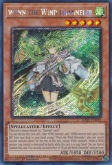 Wynn the Wind Channeler - RA01-EN018 - Platinum Secret Rare - 1st Edition