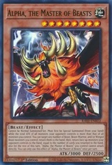 Alpha, the Master of Beasts - RA01-EN022 - Ultra Rare - 1st Edition