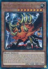 Alpha, the Master of Beasts - RA01-EN022 - Prismatic Ultimate Rare - 1st Edition