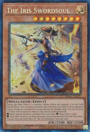 The Iris Swordsoul - RA01-EN023 - Prismatic Collectors Rare - 1st Edition