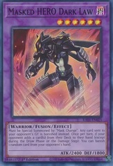 Masked HERO Dark Law - RA01-EN025 - Super Rare - 1st Edition