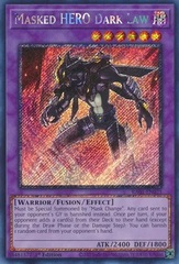 Masked HERO Dark Law - RA01-EN025 - Platinum Secret Rare - 1st Edition