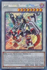 Borreload Savage Dragon - RA01-EN033 - Platinum Secret Rare - 1st Edition