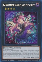 Ghostrick Angel of Mischief - RA01-EN036 - Super Rare - 1st Edition