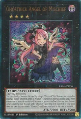 Ghostrick Angel of Mischief - RA01-EN036 - Prismatic Ultimate Rare - 1st Edition