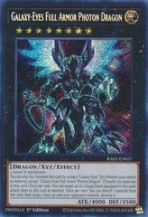 Galaxy-Eyes Full Armor Photon Dragon - RA01-EN037 - Secret Rare - 1st Edition