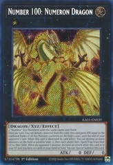 Number 100: Numeron Dragon - RA01-EN039 - Secret Rare - 1st Edition