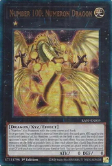 Number 100: Numeron Dragon - RA01-EN039 - Prismatic Ultimate Rare - 1st Edition