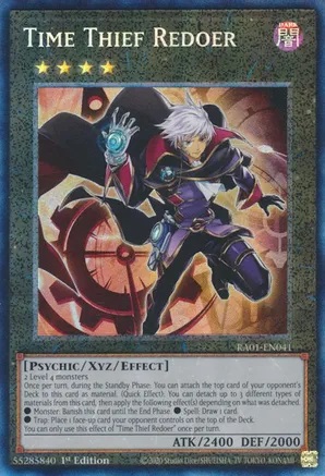 Time Thief Redoer - RA01-EN041 - Prismatic Collectors Rare - 1st Edition