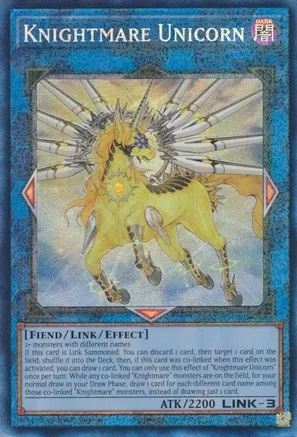 Knightmare Unicorn - RA01-EN043 - Prismatic Collectors Rare - 1st Edition