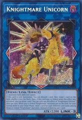 Knightmare Unicorn (Alternate Art) - RA01-EN043 - Platinum Secret Rare - 1st Edition