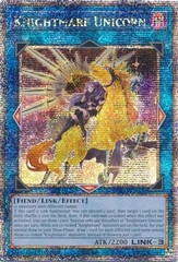 Knightmare Unicorn (Alternate Art) - RA01-EN043 - Quarter Century Secret Rare - 1st Edition