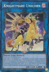 Knightmare Unicorn (Alternate Art) - RA01-EN043 - Prismatic Collector's Rare - 1st Edition