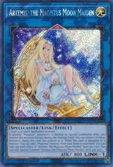 Artemis, the Magistus Moon Maiden - RA01-EN049 - Platinum Secret Rare - 1st Edition