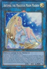 Artemis, the Magistus Moon Maiden - RA01-EN049 - Prismatic Collector's Rare - 1st Edition