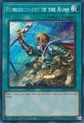 Reinforcement of the Army - RA01-EN051 - Platinum Secret Rare - 1st Edition