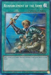 Reinforcement of the Army - RA01-EN051 - Prismatic Collector's Rare - 1st Edition