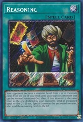 Reasoning - RA01-EN052 - Platinum Secret Rare - 1st Edition