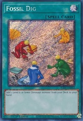 Fossil Dig - RA01-EN053 - Platinum Secret Rare - 1st Edition