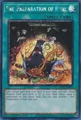 Pre-Preparation of Rites - RA01-EN055 - Platinum Secret Rare - 1st Edition