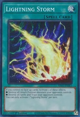 Lightning Storm - RA01-EN061 - Super Rare - 1st Edition