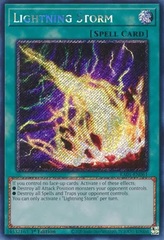 Lightning Storm - RA01-EN061 - Platinum Secret Rare - 1st Edition