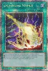 Lightning Storm - RA01-EN061 - Quarter Century Secret Rare - 1st Edition