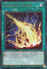 Lightning Storm - RA01-EN061 - Prismatic Ultimate Rare - 1st Edition