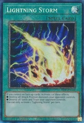 Lightning Storm - RA01-EN061 - Prismatic Collector's Rare - 1st Edition