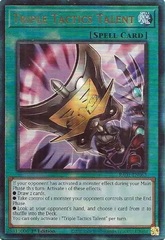 Triple Tactics Talent - RA01-EN063 - Prismatic Ultimate Rare - 1st Edition