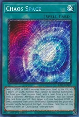 Chaos Space - RA01-EN065 - Platinum Secret Rare - 1st Edition