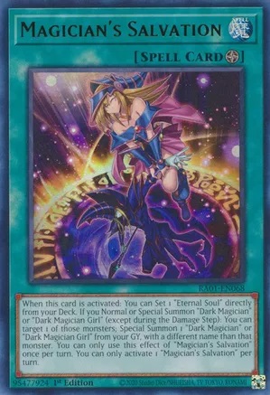 Magicians Salvation - RA01-EN068 - Ultra Rare - 1st Edition