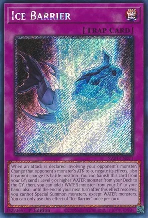 Ice Barrier - RA01-EN071 - Platinum Secret Rare - 1st Edition