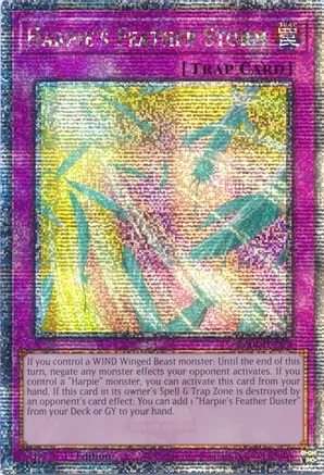 Harpies Feather Storm - RA01-EN073 - Quarter Century Secret Rare - 1st Edition