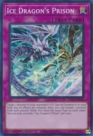 Ice Dragons Prison - RA01-EN078 - Super Rare - 1st Edition