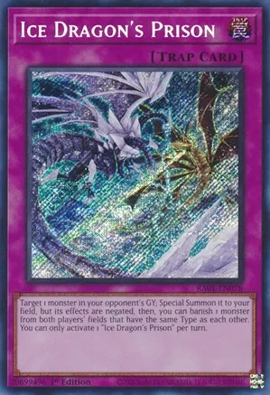 Ice Dragons Prison - RA01-EN078 - Secret Rare - 1st Edition