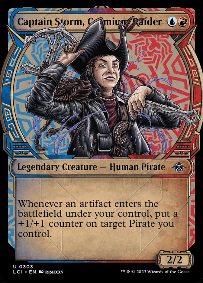 Captain Storm, Cosmium Raider - Foil - Showcase
