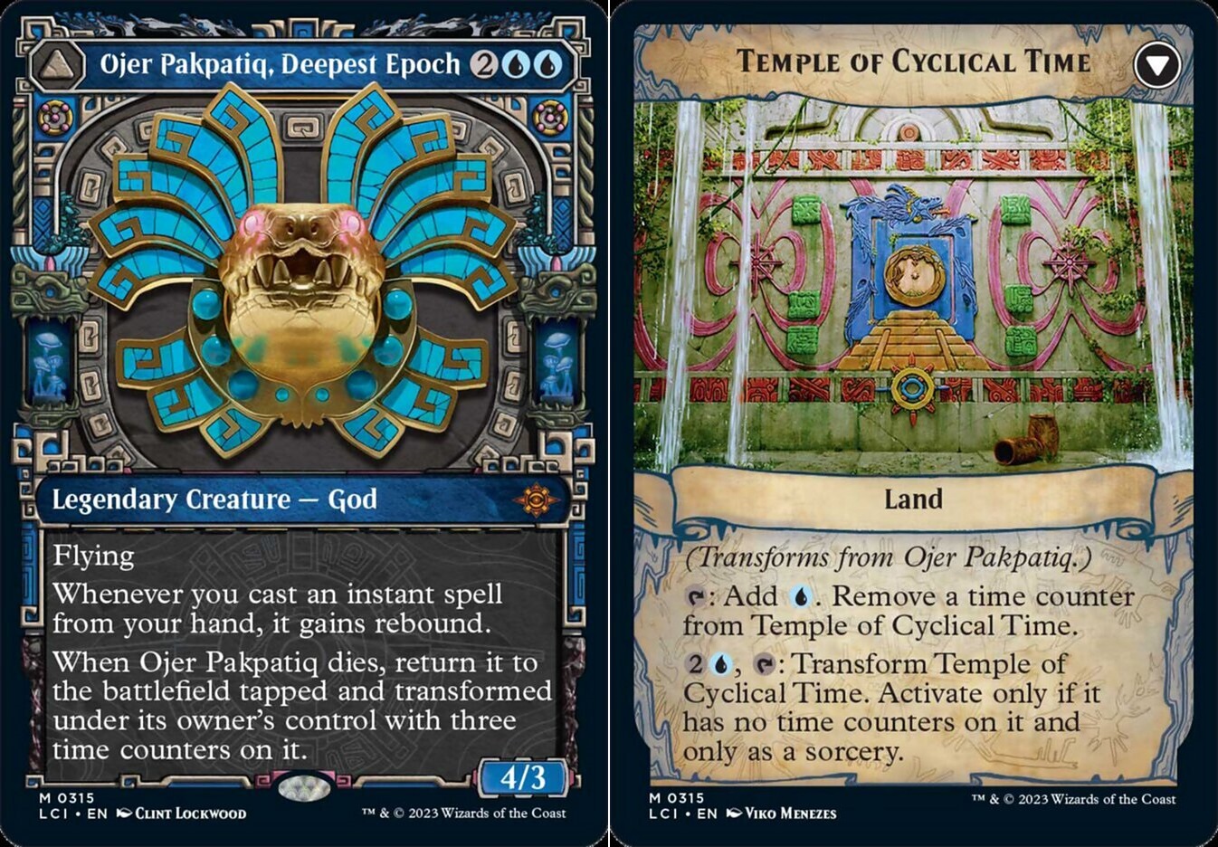 Ojer Pakpatiq, Deepest Epoch // Temple of Cyclical Time - Foil - Showcase